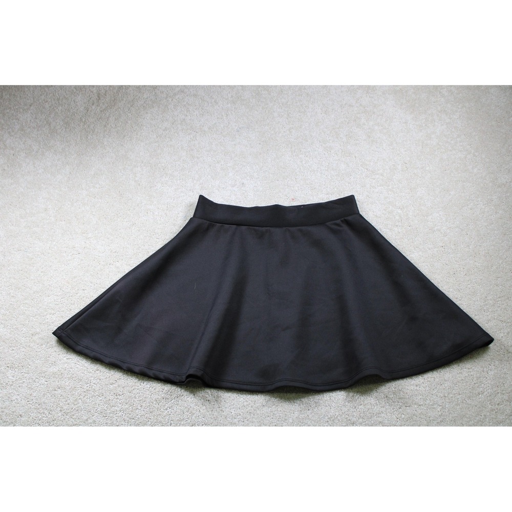Love Tease Skirt Womens‎ Medium Flared A-Line Stretch Zipper Polyester Casual